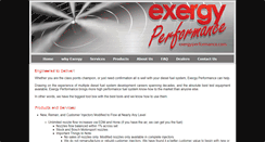 Desktop Screenshot of exergyperformance.com